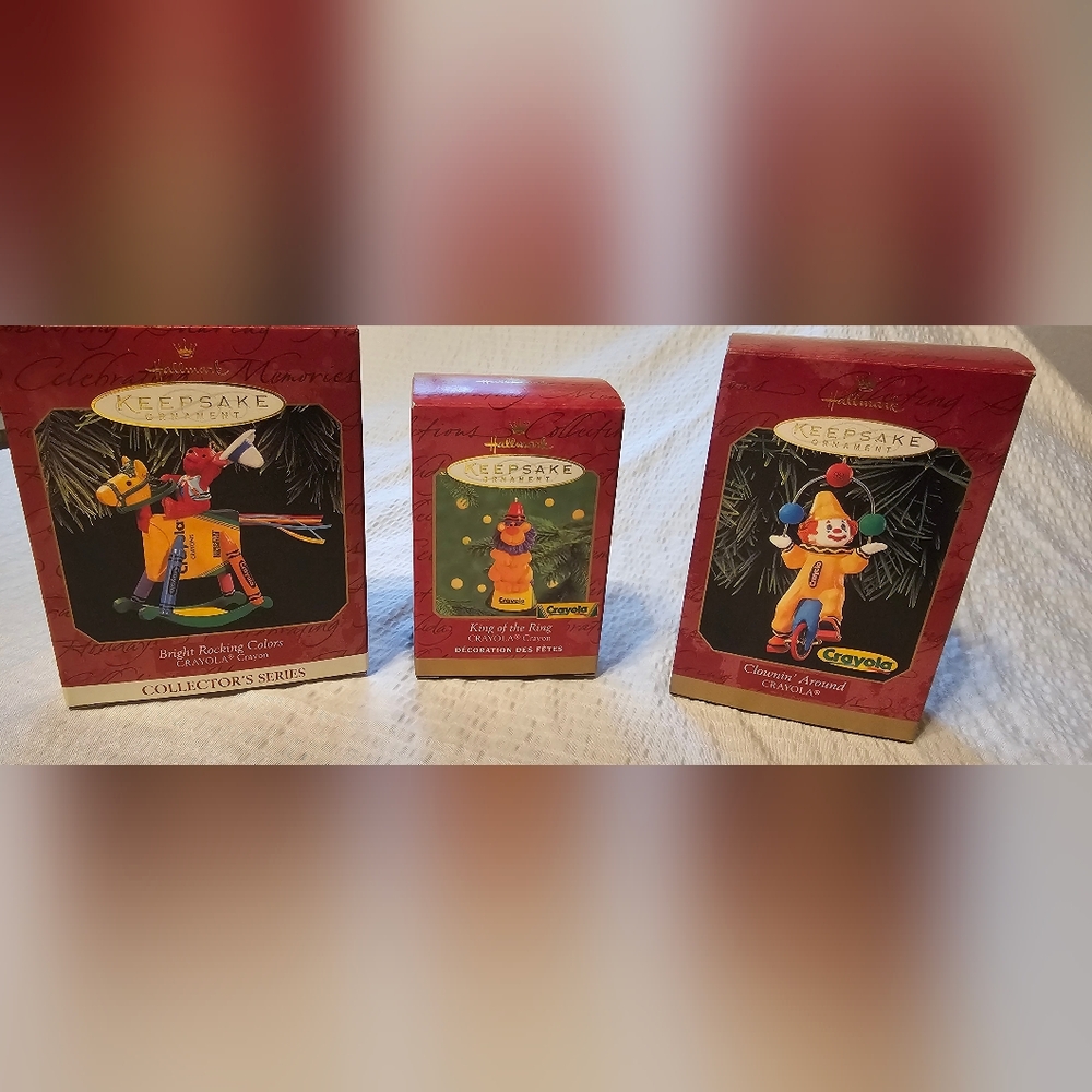 3 Hallmark ornaments